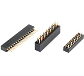 1.27MM 双排 H4.3 180° DIP 排母